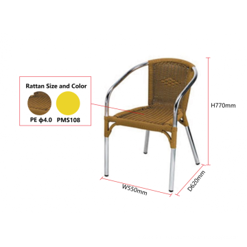 Chaise de camping chaise de pique-nique moderne chaises de rotin moderne